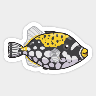 Clown Triggerfish Sticker